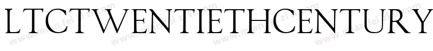 LTCTwentiethCenturyW00 Md Regular字体转换